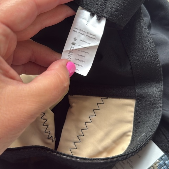 Shapewear Tummy Control High Waist for Women Size Large Black Mesh - Picture 6 of 6